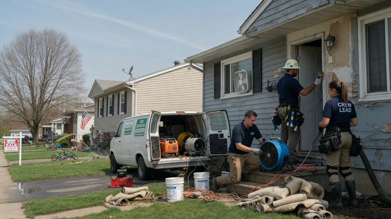 Flood Cleanup in Huntington, TX near me